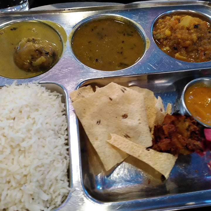 photo of Veggie Garden Thali shared by @walkabout-veg on  23 Apr 2023 - review