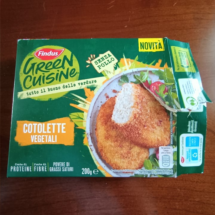 photo of Findus Cotolette vegetali shared by @moniquepn on  03 Feb 2023 - review