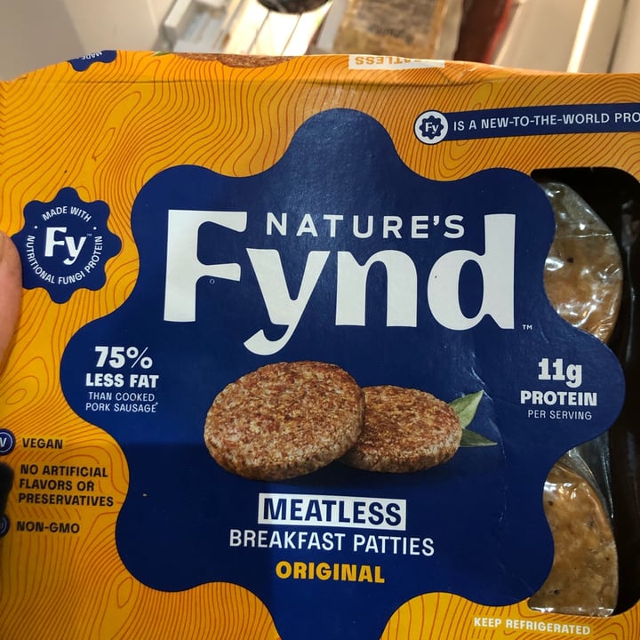 photo of Nature's Fynd Nature's Fynd Meatless Breakfast Patties - Original shared by @marinelovespigs on  19 Jan 2023 - review