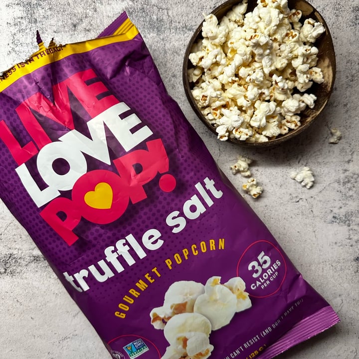 photo of Live Love Pop Truffle Salt Gourmet Popcorn shared by @berryveganplanet on  15 Jan 2023 - review