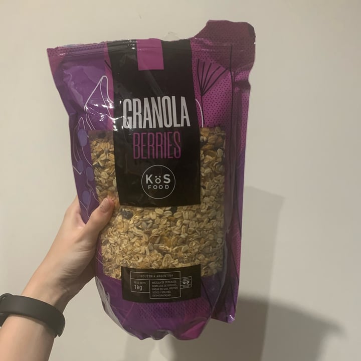 photo of Kos Food Granola Berries shared by @casivegannnnn on  22 Dec 2022 - review