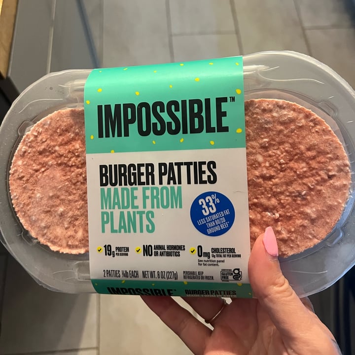 photo of Impossible Foods Impossible Burger Patties shared by @sasilva on  11 Jul 2023 - review