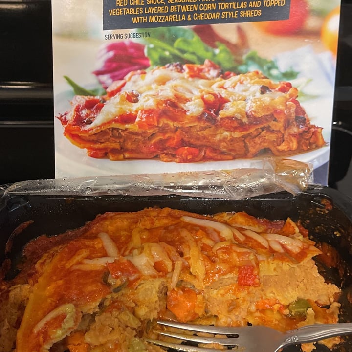 photo of Trader Joe's Vegan Enchilada Casserole shared by @pdeos on  05 Mar 2023 - review