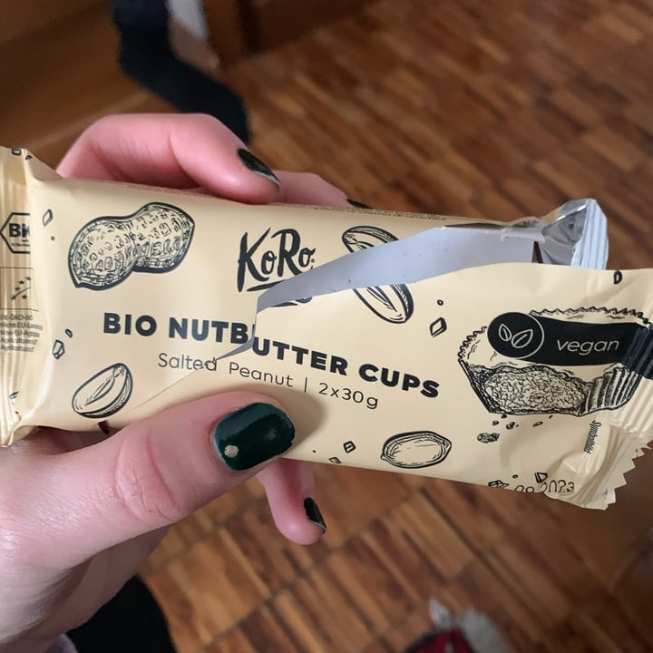 photo of Koro nutbutter cups shared by @eleonoradaldosso on  16 Dec 2022 - review