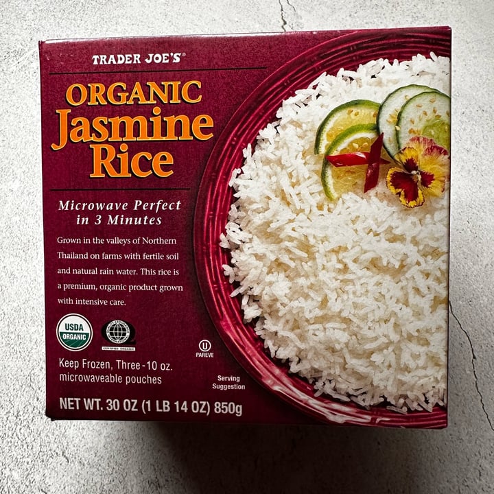 Trader Joe's Organic Jasmine rice Review abillion
