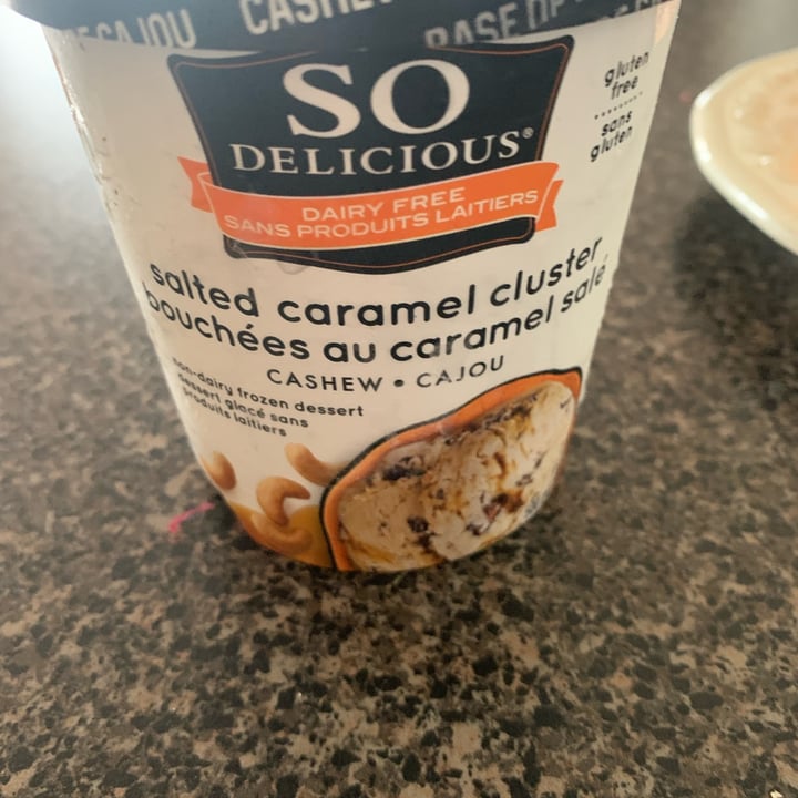 photo of So Delicious Dairy Free Salted caramel Non-dairy Frozen Dessert shared by @gentleone on  01 Jun 2023 - review