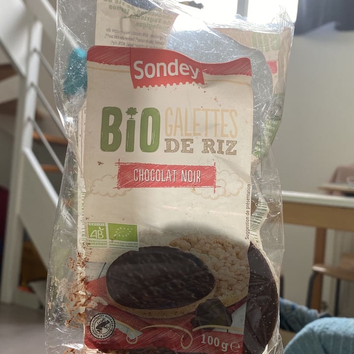 photo of Sondey Bio gallette di riso con cioccolato fondente shared by @polpetta on  29 Mar 2023 - review