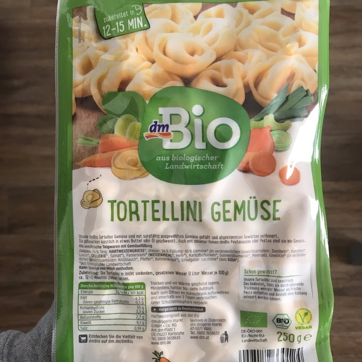 photo of dmBio Tortellini Gemüse shared by @laurafalc92 on  19 Feb 2023 - review