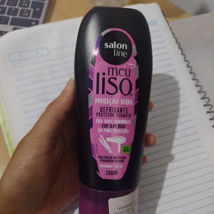 photo of Salon line #meuliso Bye bye frizz Gota Reparadora shared by @kaylane on  05 Jan 2023 - review