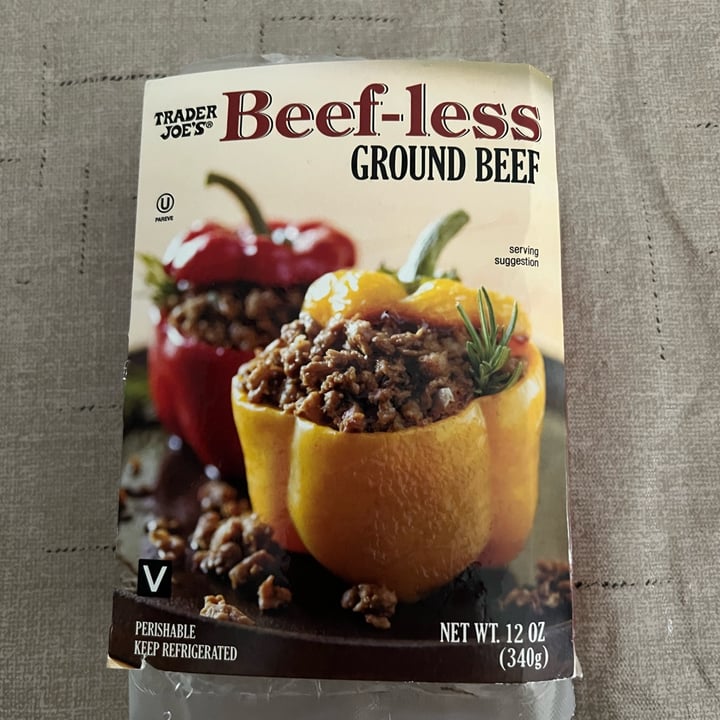 photo of Trader Joe's Beef-less Ground Beef shared by @annettej on  11 May 2023 - review