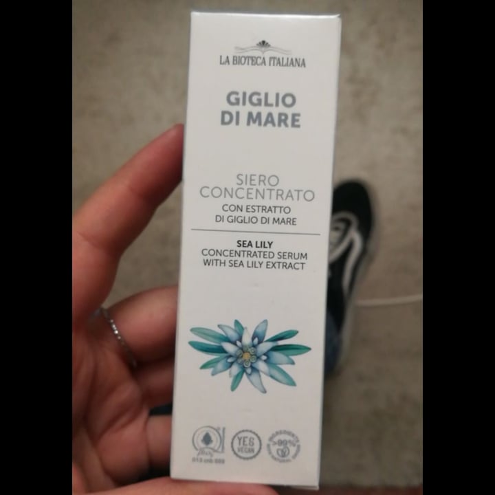 photo of La Bioteca Italiana siero al giglio di mare shared by @lucylenia on  08 Jan 2023 - review