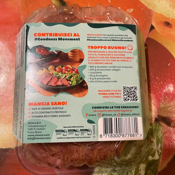 photo of Vivera Filetto Vegetale shared by @livio on  23 Mar 2023 - review