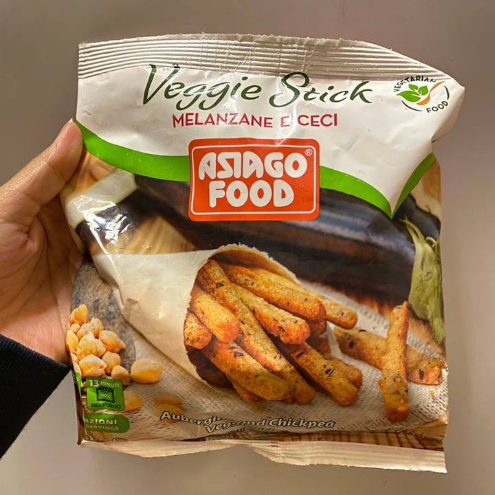 photo of Asiago food Veggie Stick Melanzane E Ceci shared by @stefveg97 on  25 Jan 2023 - review