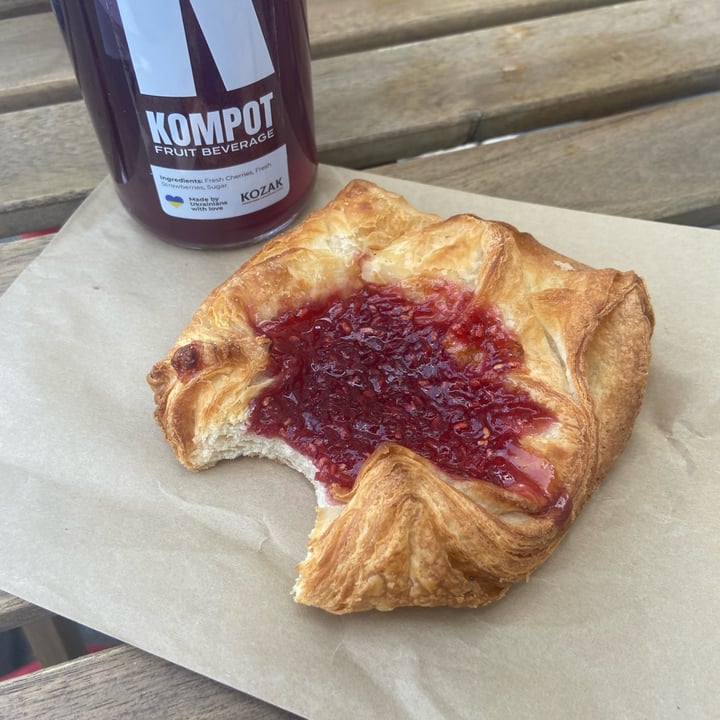 photo of Kozak Ukraїnian Eatery Raspberry Danish shared by @veggie-meg on  08 Jul 2023 - review