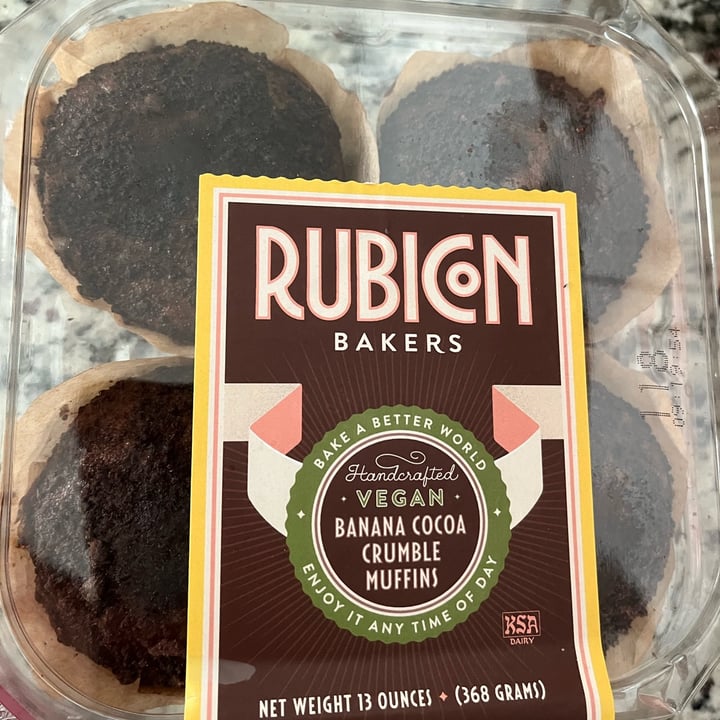 photo of Rubicon Bakers Banana Cocoa Crumble Muffins shared by @ivastoykova on  04 Aug 2023 - review