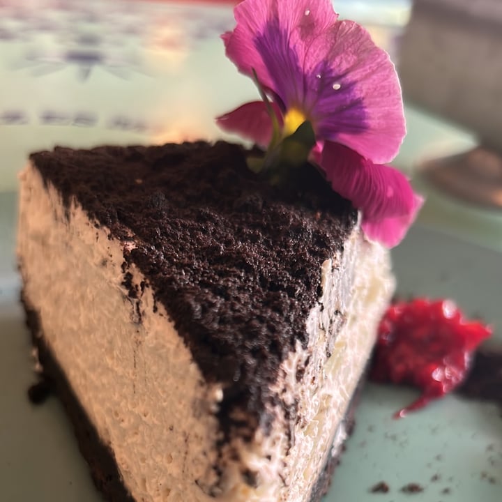 photo of Groovy's Taquería Vegana cheesecake shared by @rooockd on  12 Feb 2023 - review