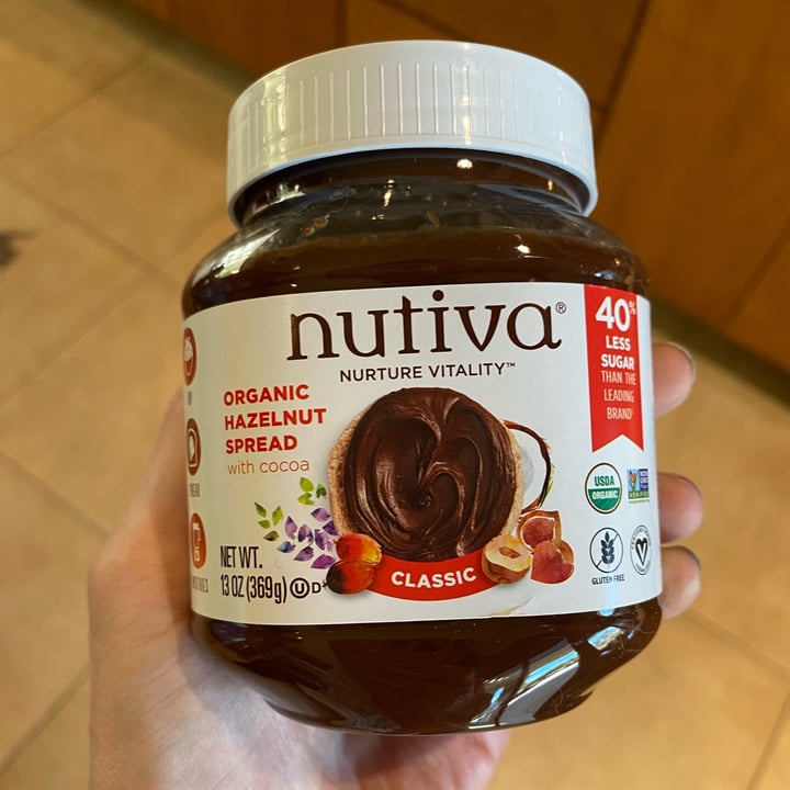 photo of Nutiva Classic Organic Hazelnut Spread shared by @beckyyy on  13 Apr 2023 - review