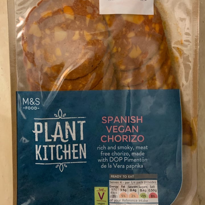 photo of Plant Kitchen (M&S) Spanish Vegan Chorizo Slices shared by @smuz90 on  09 Apr 2023 - review