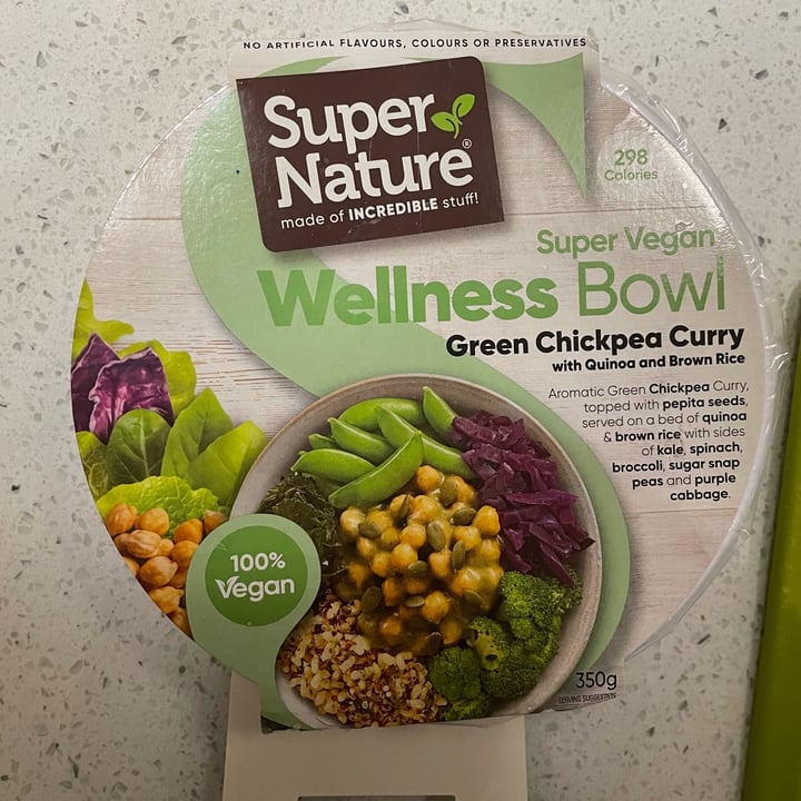 photo of Super Nature Super Green Wellness Bowl - Green Chickpea Curry shared by @izzyrosemary on  10 Mar 2023 - review