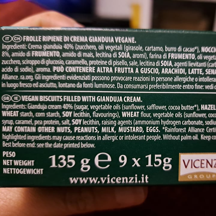 photo of Vicenzi Grisbì Gianduia shared by @peltis on  10 Jun 2023 - review