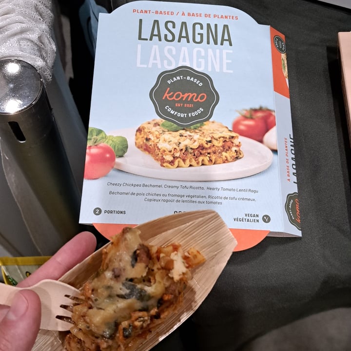 photo of Komo Plant-based Comfort Foods Lasagna shared by @svraphael88 on  30 May 2023 - review