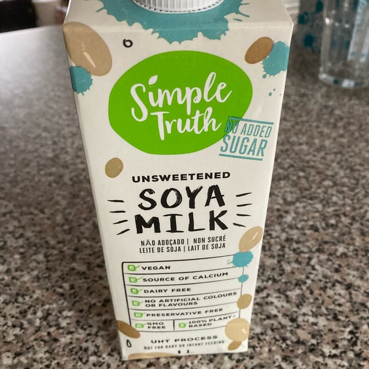 photo of Simple Truth Soy Milk Unsweetened shared by @maesti on  14 Jan 2023 - review