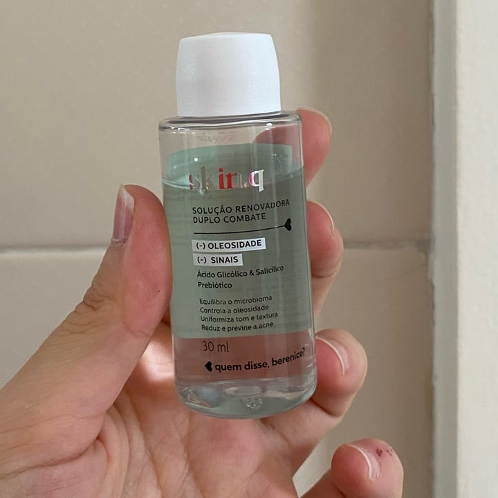 photo of Quem Disse Berenice  Solução renovadora duplo combate skin.q shared by @alvchiminazzo on  25 May 2023 - review