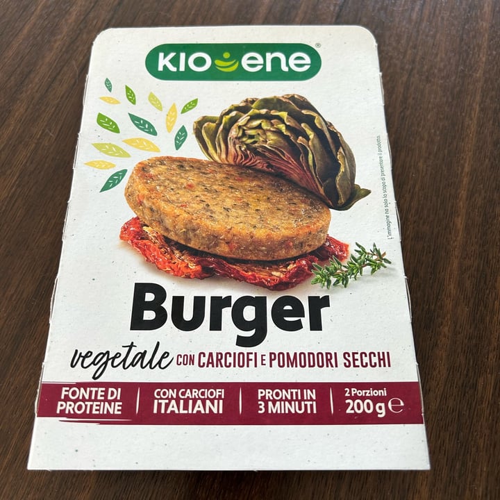 photo of Kioene Burger ai carciofi e pomodori secchi shared by @ele91mem on  19 Jul 2023 - review