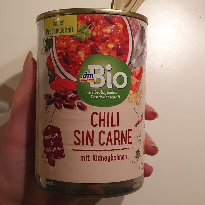 photo of dmBio chili sin carne shared by @jennycom on  06 Apr 2023 - review