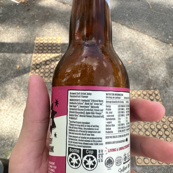 photo of Lo Bros Kombucha passion fruit shared by @cslin90 on  18 Feb 2023 - review