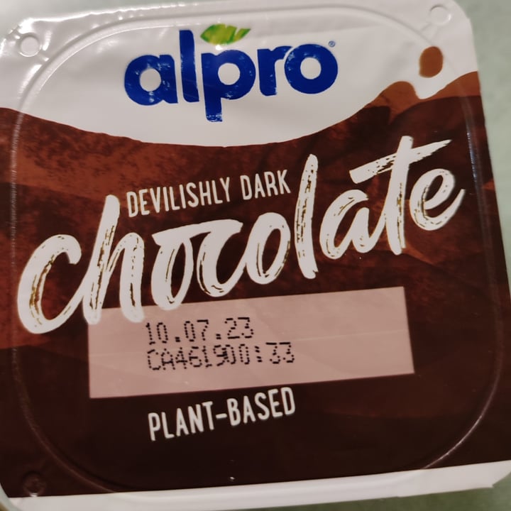 photo of Alpro Devilshly Dark Chocolate Plant-Based Dessert  shared by @elisavegghion on  16 May 2023 - review