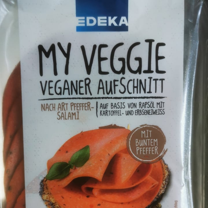 photo of My Veggie (Edeka) Veganer Aufschnitt shared by @claudiavegana on  08 Jun 2023 - review