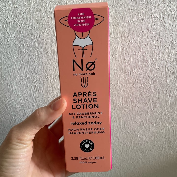 photo of Nø cosmetics Après Shave Lotion shared by @fbradaschia on  14 Apr 2023 - review