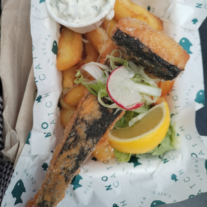 photo of No Catch Vegan cod & chips shared by @saikurakura on  29 Jun 2023 - review
