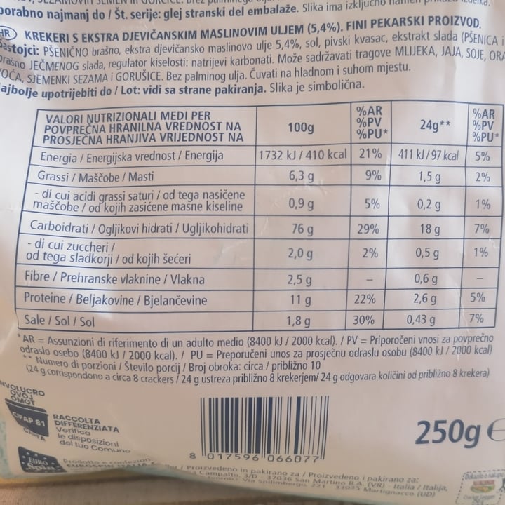 photo of Tre Mulini Cracker leggeri shared by @flowersallround on  30 Apr 2023 - review