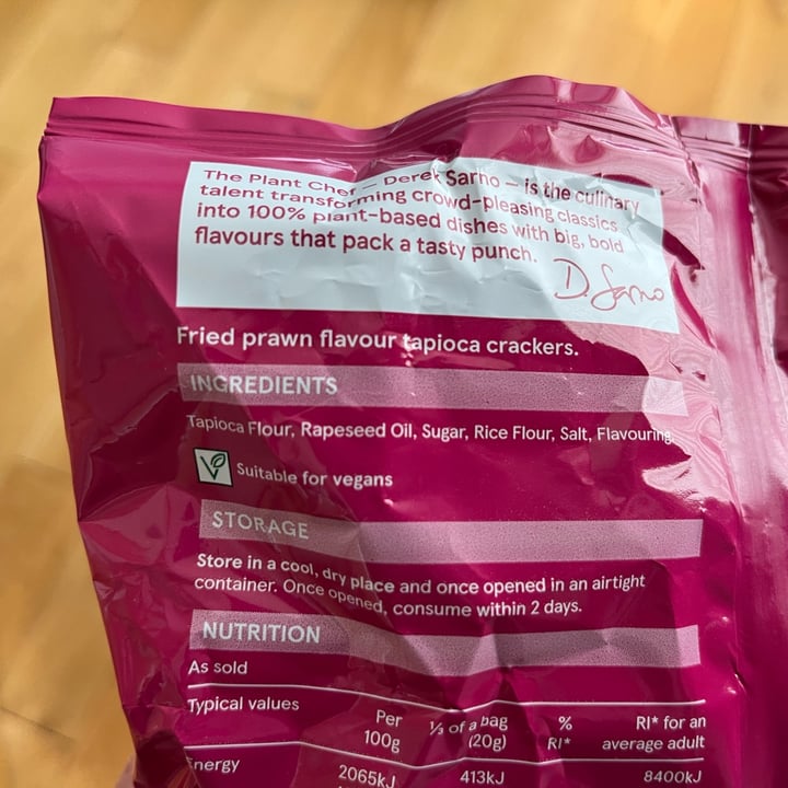 photo of Tesco Plant Chef prawn flavour crackers shared by @hypnicol on  04 Jul 2023 - review