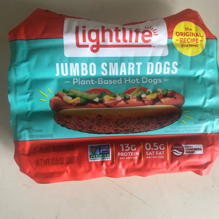 photo of Lightlife Jumbo Smart Dogs shared by @janacova on  16 Jan 2023 - review