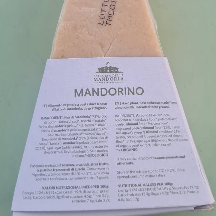 photo of La fattoria della mandorla Mandorino shared by @fedelups on  28 May 2023 - review