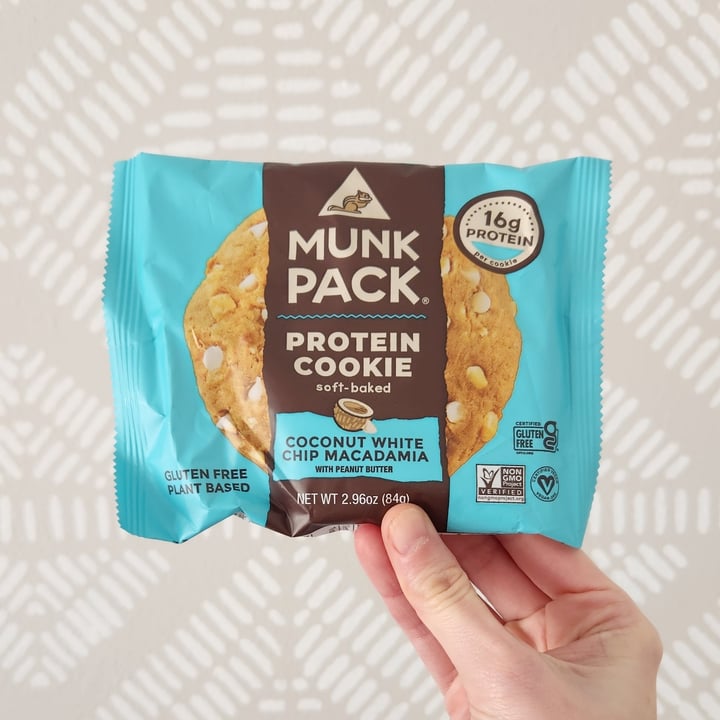 photo of Munk Pack Munk Pack Coconut White Chip Macadamia Protein Cookie shared by @rosieb33 on  08 Apr 2023 - review