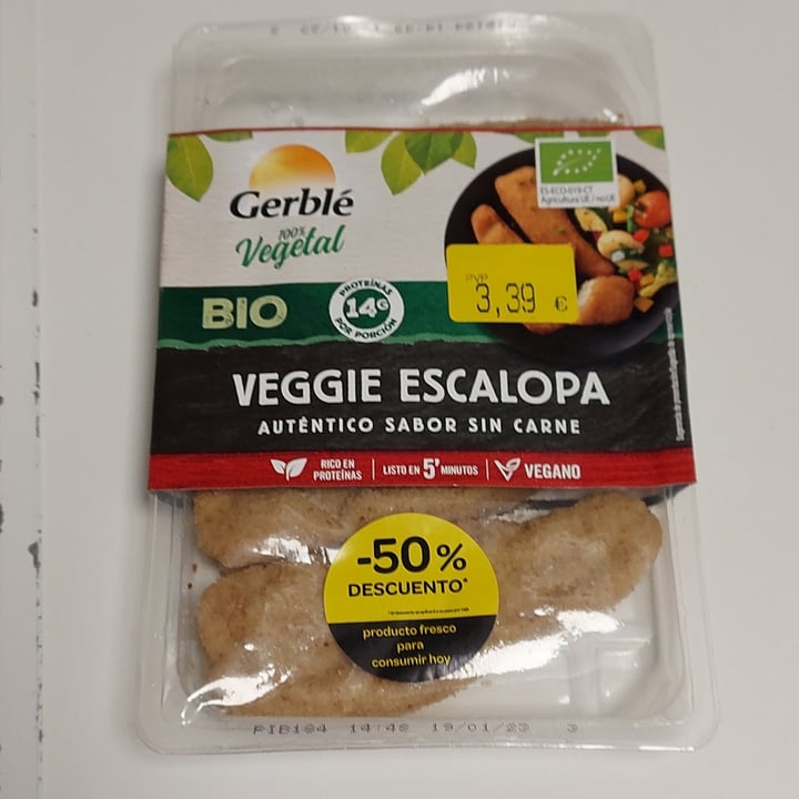 photo of Gerblé Veggie Escalopa shared by @glioffi on  29 Jan 2023 - review