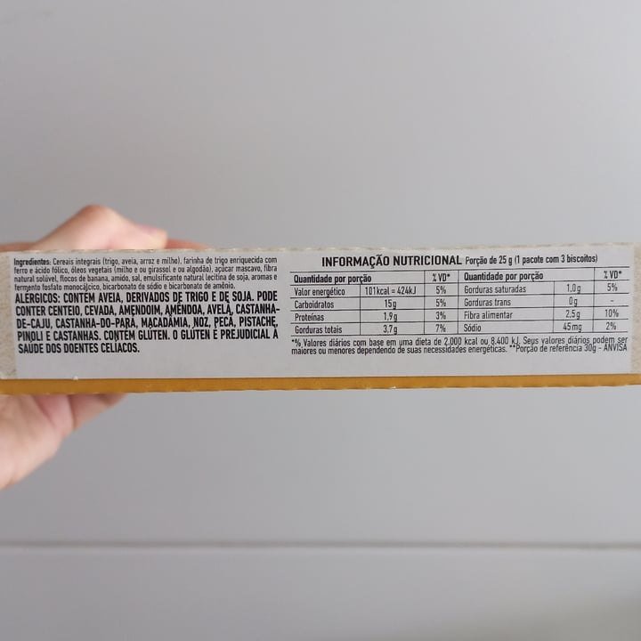 photo of Jasmine biscoito de banana com aveia shared by @lucenai on  08 Jan 2023 - review
