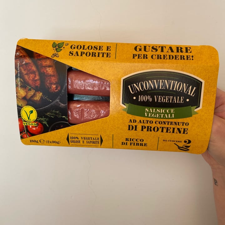 photo of Unconventional Salsicce Vegetali - Sausages shared by @giulia24 on  12 Aug 2023 - review