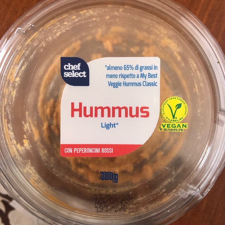 photo of Chef Select Hummus Light con Peperoncini Rossi shared by @seitansistah on  30 Jul 2023 - review
