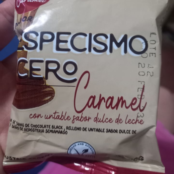 photo of especismo cero alfajor de caramelo shared by @flor87 on  19 Jan 2023 - review