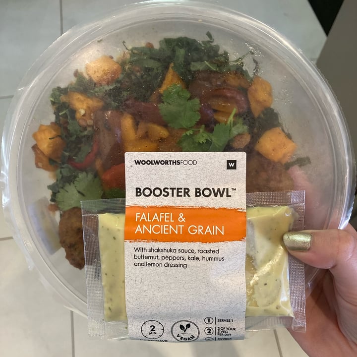 photo of Woolworths Food Falafel & Ancient Grain Booster Bowl shared by @catherinews on  03 Apr 2023 - review
