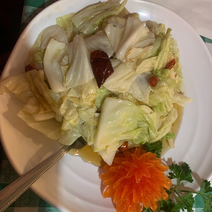 photo of Chinese Dumplings sauteed cabbage shared by @vegandidsystem on  17 Jul 2023 - review