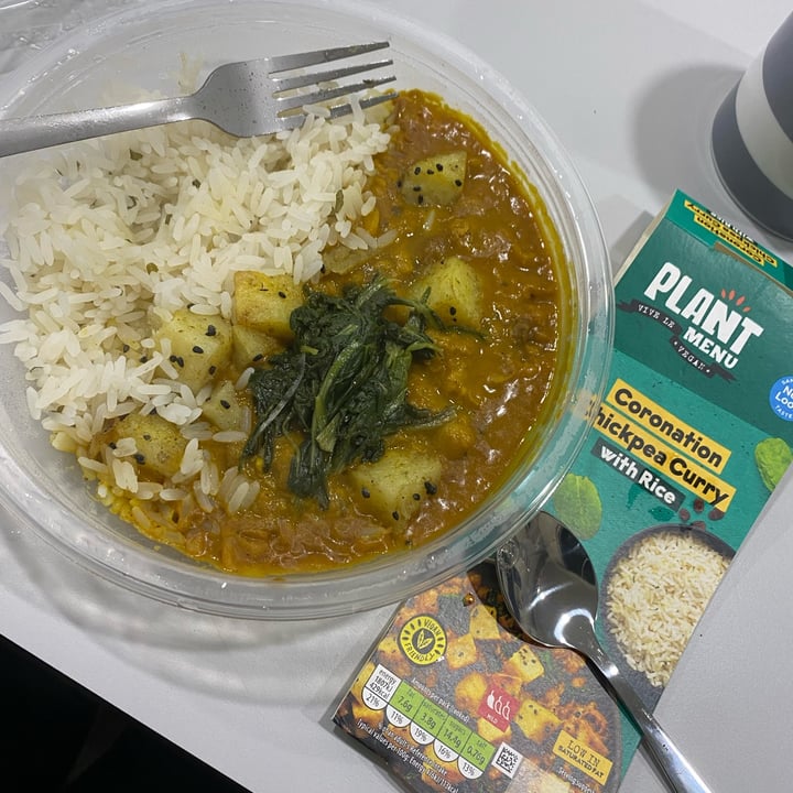 photo of Plant Menu Coronation chickpea curry shared by @robsm95 on  19 Apr 2023 - review