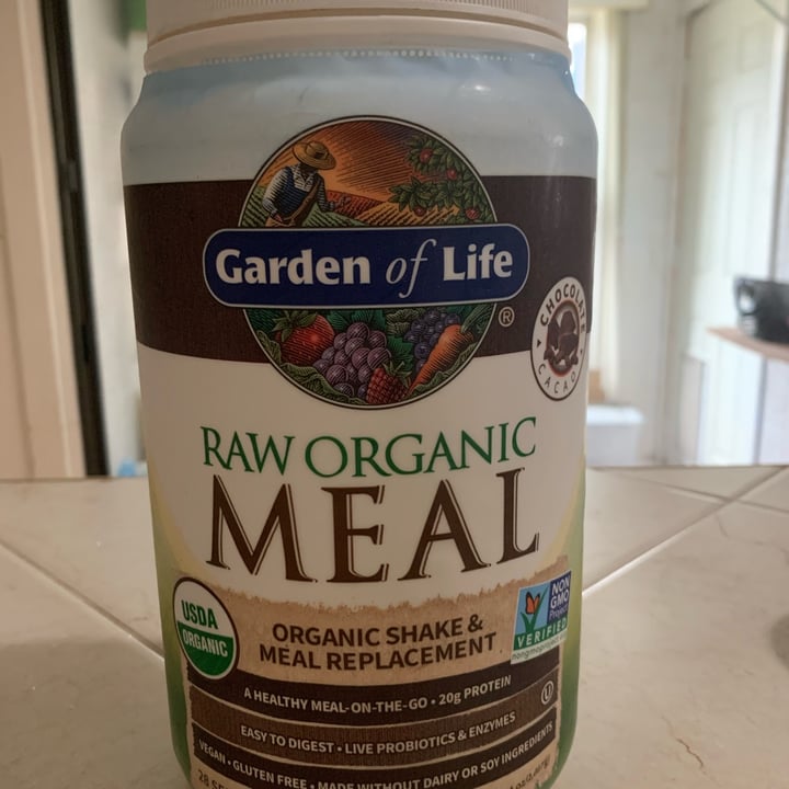 photo of Garden of Life Organic Meal Chocolate  replacement Shake shared by @clarec36 on  27 Feb 2023 - review