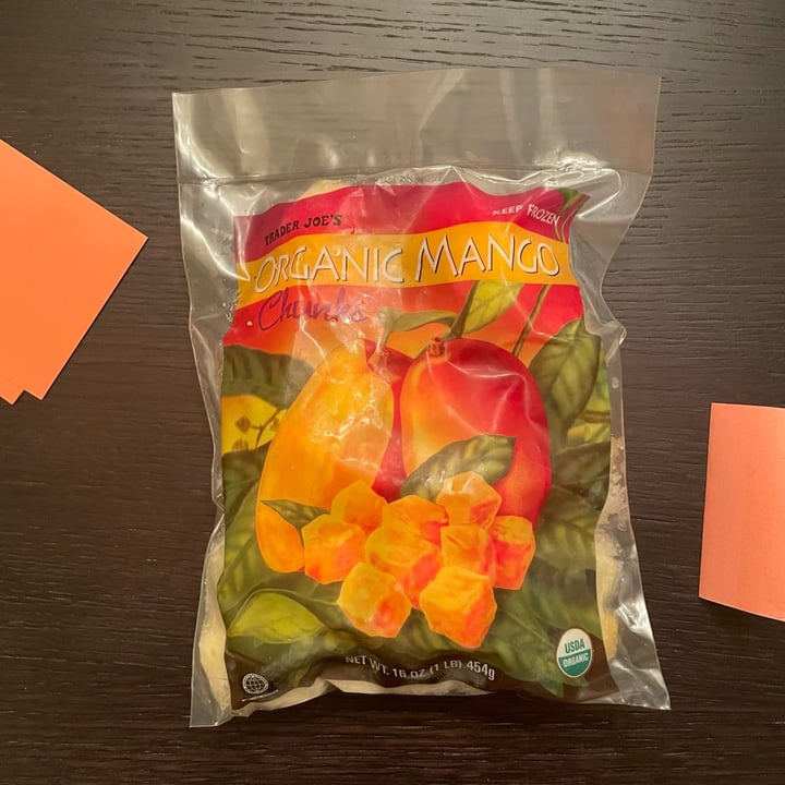 photo of Trader Joe's Organic mango chunks shared by @claudiad on  05 Mar 2023 - review