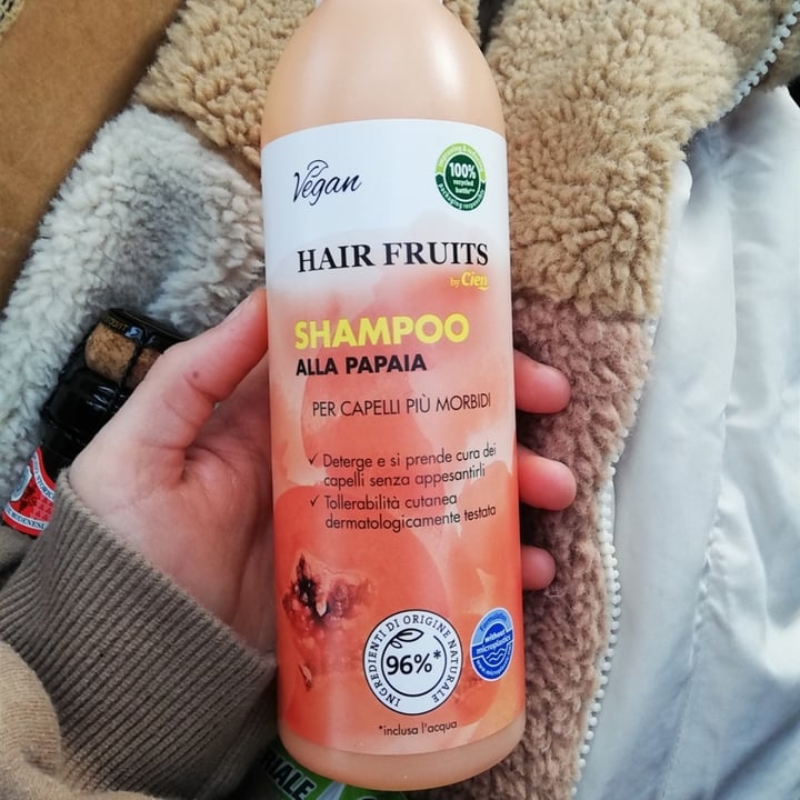 photo of Cien hair fruits shampoo alla papaya shared by @millabazzocchi on  13 Jul 2023 - review